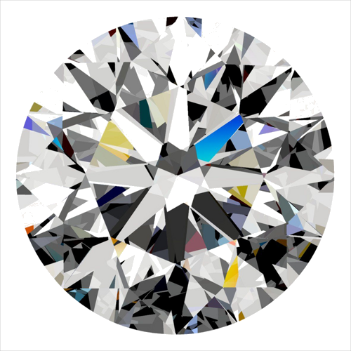 0.34 carat E-VVS2 Excellent cut Natūralus Round Deimantas (1)
