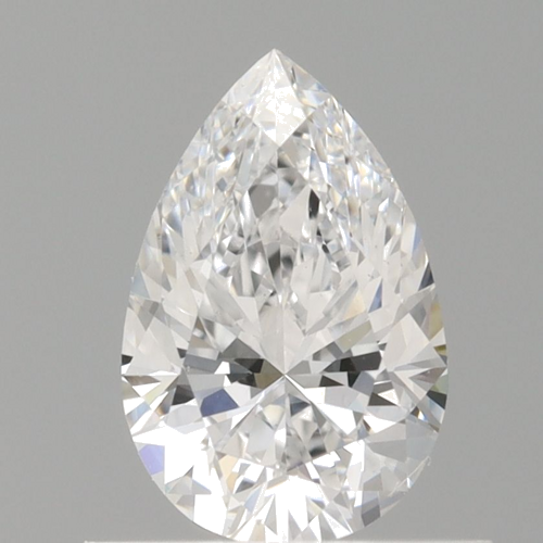 0.6 carat D-VS2 Natūralus Pear Deimantas (1)