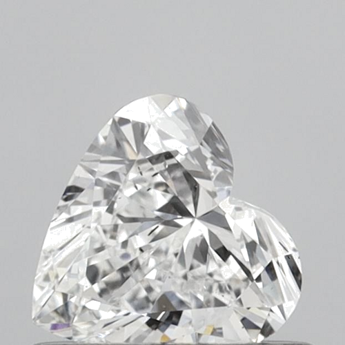 0.47 carat F-SI1 Natūralus Heart Deimantas (1)