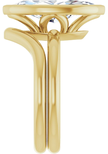 Sužadėtuvių Žiedas „Bezel-Set“ 14k yellow gold Marquise 15mm x 7mm (9)