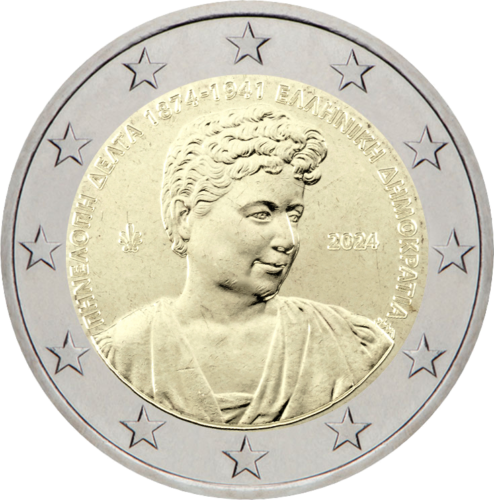 2024 Greece Penelope Delta 2 euro coin (1)