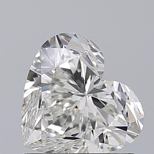 1.01 carat H-VVS2 Natūralus Heart Deimantas (1)