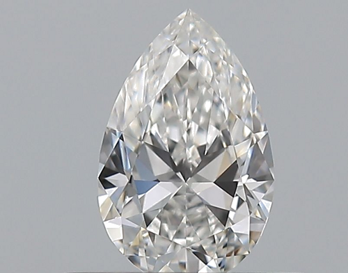 0.36 carat F-VVS1 Natūralus Pear Deimantas (1)