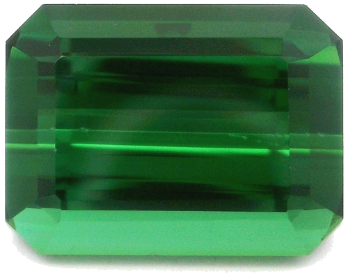 8.75 carat GREEN STEP cut Octagonal Tourmaline (1)