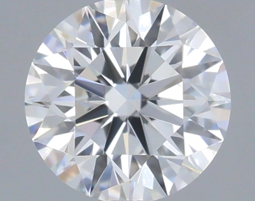 0.44 carat F-VVS2 Excellent cut Natūralus Round Deimantas (1)