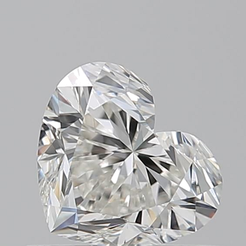 0.7 carat H-IF Natūralus Heart Deimantas (1)
