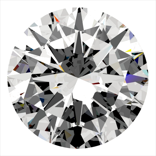0.3 carat E-VS1 GD cut Natūralus Round Deimantas (1)
