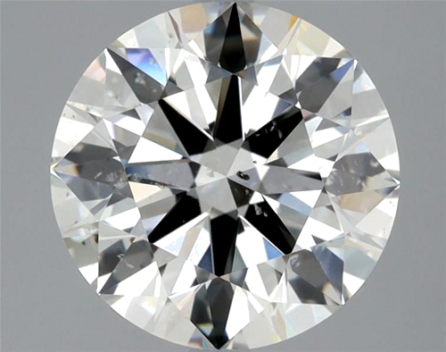 3.16 carat K-SI2 Excellent cut Natūralus Round Deimantas (1)