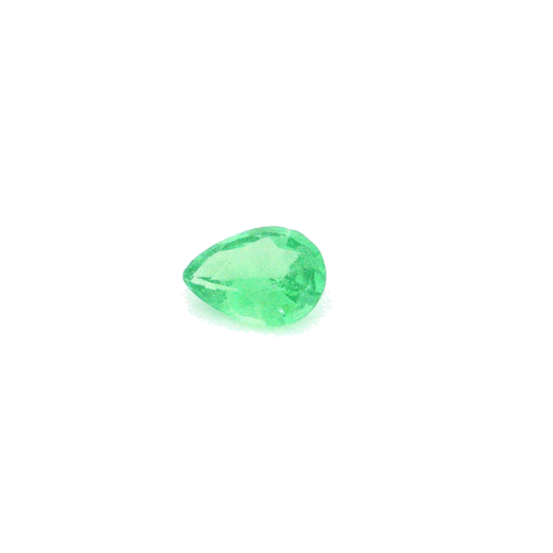 0.66 carat GREEN Pear Garnet (1)