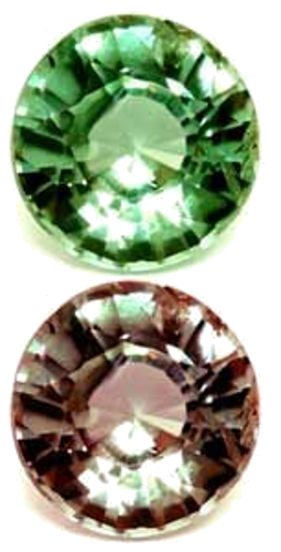 0.44 carat GREEN Round Alexandrite (1)