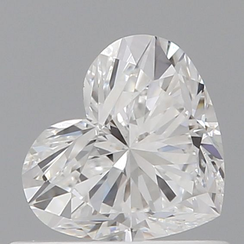 0.51 carat E-VS2 Natūralus Heart Deimantas (1)