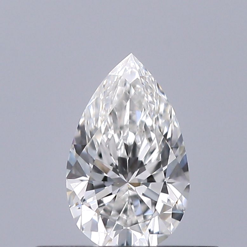 0.32 carat F-IF Natūralus Pear Deimantas (1)