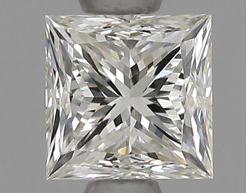 0.61 carat J-VVS2 Natūralus Princess Deimantas (1)
