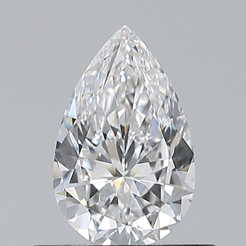 0.51 carat D-VS1 Natūralus Pear Deimantas (1)