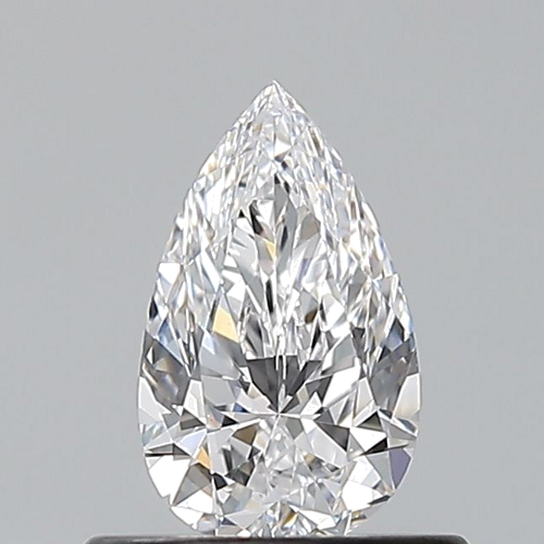 0.5 carat D-VVS1 Natūralus Pear Deimantas (1)