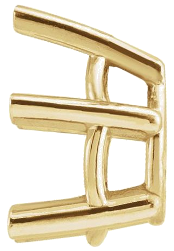 14K Yellow 10x7 mm Pear Solitaire Slide Pendant Mounting (5)