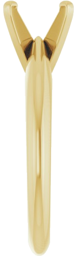 Sužadėtuvių Žiedas „Solitaire“ 14k yellow gold Square 5.5mm (4)