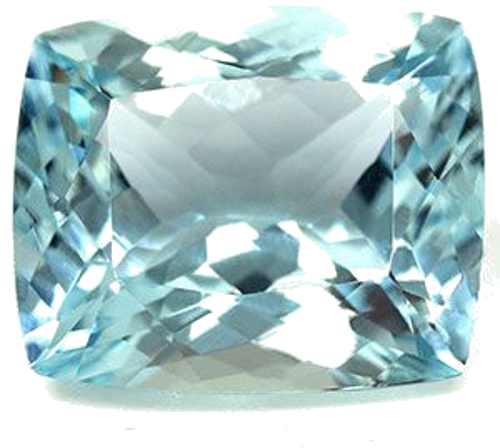 6.86 carat BLUE Cushion Aquamarine (1)