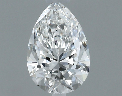 0.51 carat E-VVS2 Natūralus Pear Deimantas (1)