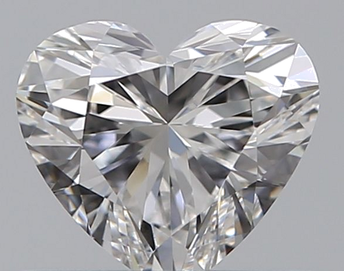 0.5 carat D-VVS2 Natūralus Heart Deimantas (1)