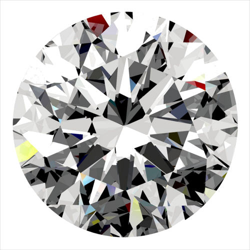 0.3 carat D-VVS2 Very Good cut Natūralus Round Deimantas (1)