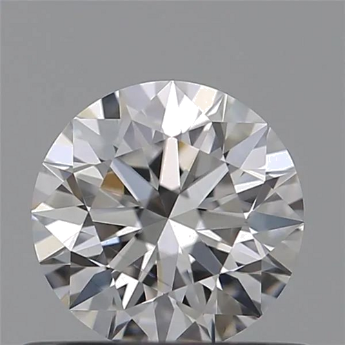 0.54 carat D-VVS2 Excellent cut Natūralus Round Deimantas (1)