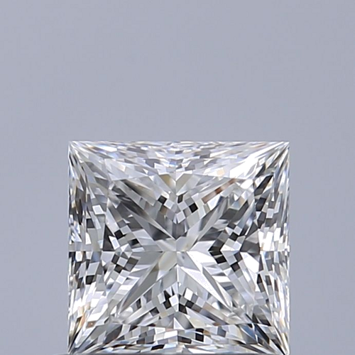 0.72 carat E-VS2 Natūralus Princess Deimantas (1)