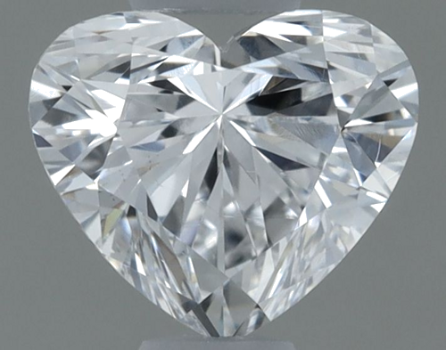 0.5 carat D-VS2 Natūralus Heart Deimantas (1)