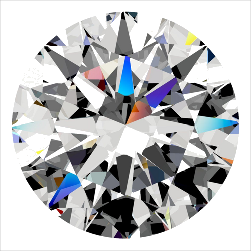 0.3 carat F-VS2 Excellent cut Natūralus Round Deimantas (1)