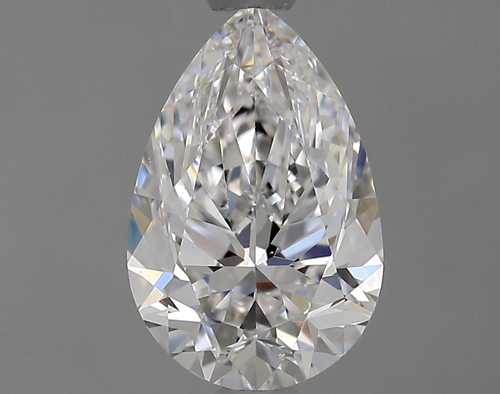 1.0 carat D-VS1 Natūralus Pear Deimantas (1)