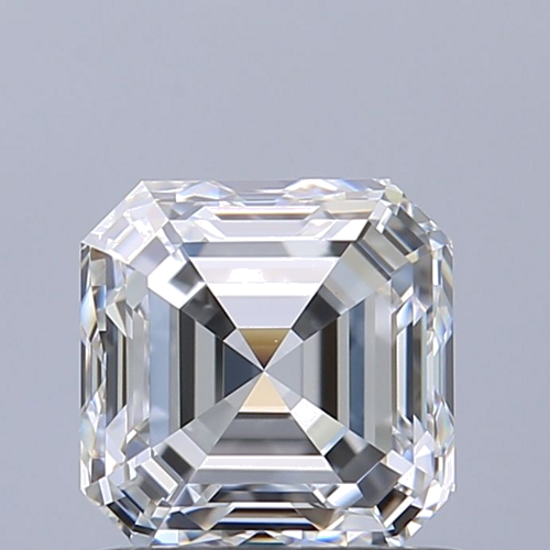 1.01 carat F-VVS2 Natūralus Asscher Deimantas (1)