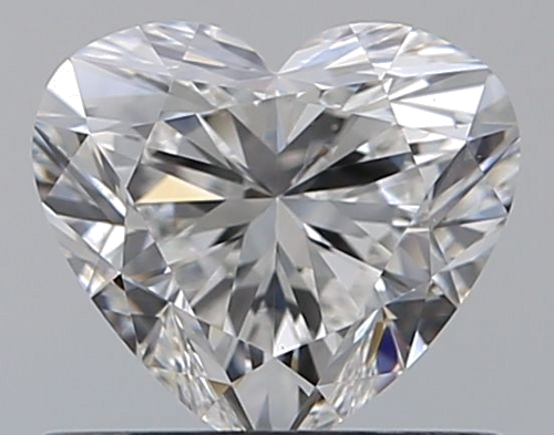 0.72 carat F-VS1 Natūralus Heart Deimantas (1)