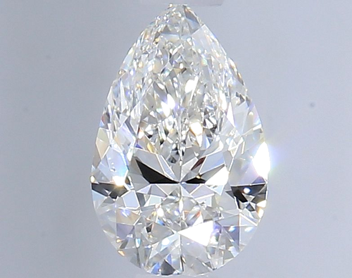 0.49 carat F-VS2 Natūralus Pear Deimantas (1)