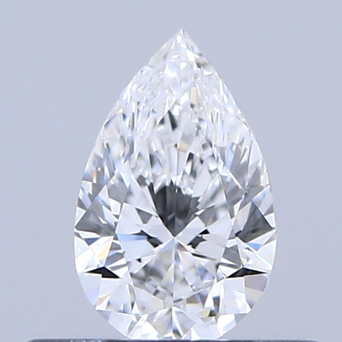 0.32 carat D-VS1 Natūralus Pear Deimantas (1)