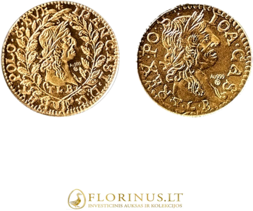Jonas Kazimieras, 1 and 1/2 Gold Ducats Au .999 (Replicas) (1)