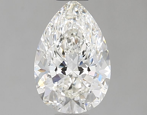 0.8 carat H-VS2 Natūralus Pear Deimantas (1)