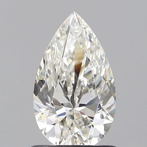 0.9 carat I-VVS1 Natūralus Pear Deimantas (1)