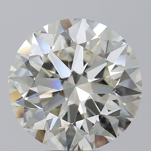 4.0 carat J-SI1 Excellent cut Natūralus Round Deimantas (1)