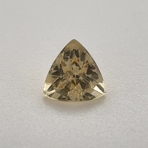 0.57 carat YELLOW Trilliant Topaz (1)
