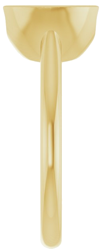 Sužadėtuvių Žiedas „Half Bezel Solitaire“ 585 Geltonojo Aukso Round 9.4mm (4)