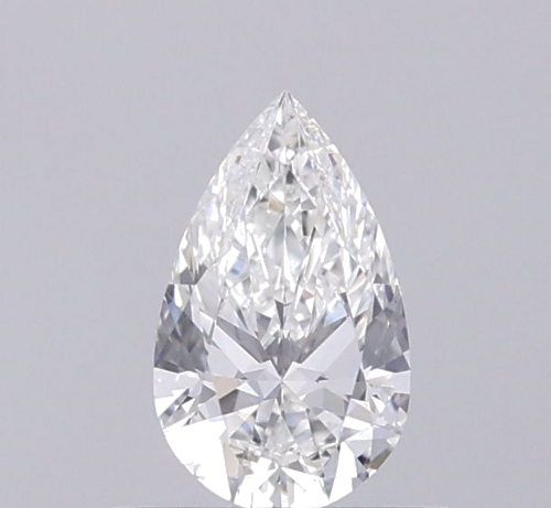 0.5 carat G-VVS2 Natūralus Pear Deimantas (1)