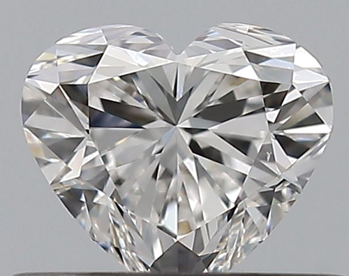 0.48 carat F-VS1 Natūralus Heart Deimantas (1)