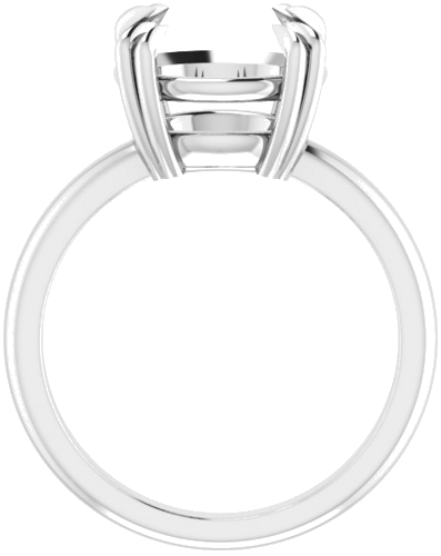 Sužadėtuvių Žiedas „Double Claw-Prong Solitaire“ 950 Platinos Round 11mm (2)
