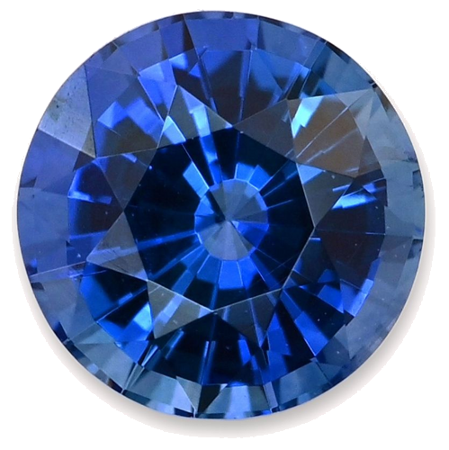 0.63 carat BLUE Round Safyras (1)