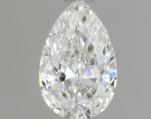0.45 carat F-VVS2 Natūralus Pear Deimantas (1)