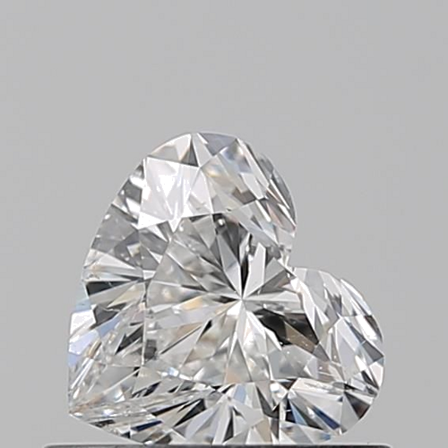 0.5 carat F-SI2 Natūralus Heart Deimantas (1)