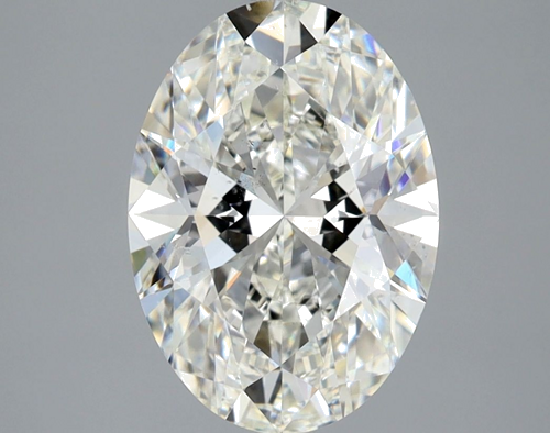 3.01 carat H-SI1 Natūralus Oval Deimantas (1)