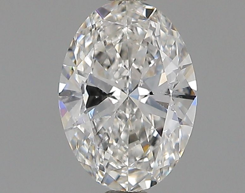 0.51 carat F-SI2 Natūralus Oval Deimantas (1)