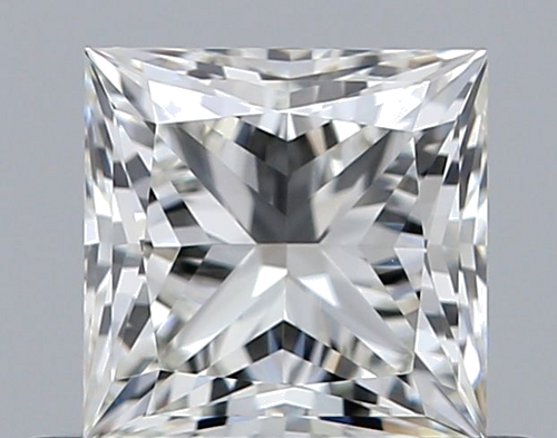 0.63 carat J-VVS1 Natūralus Princess Deimantas (1)