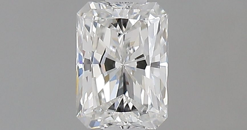0.53 carat F-VVS1 Natūralus Radiant Deimantas (1)